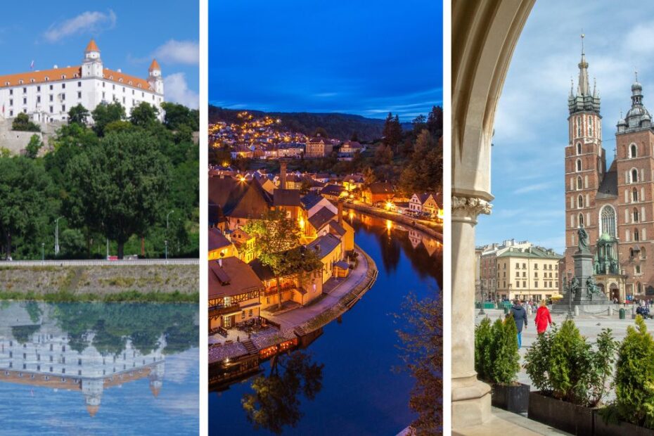 3 europejskie miasta bez upałów Foto: Bratysława, Český Krumlov, Kraków