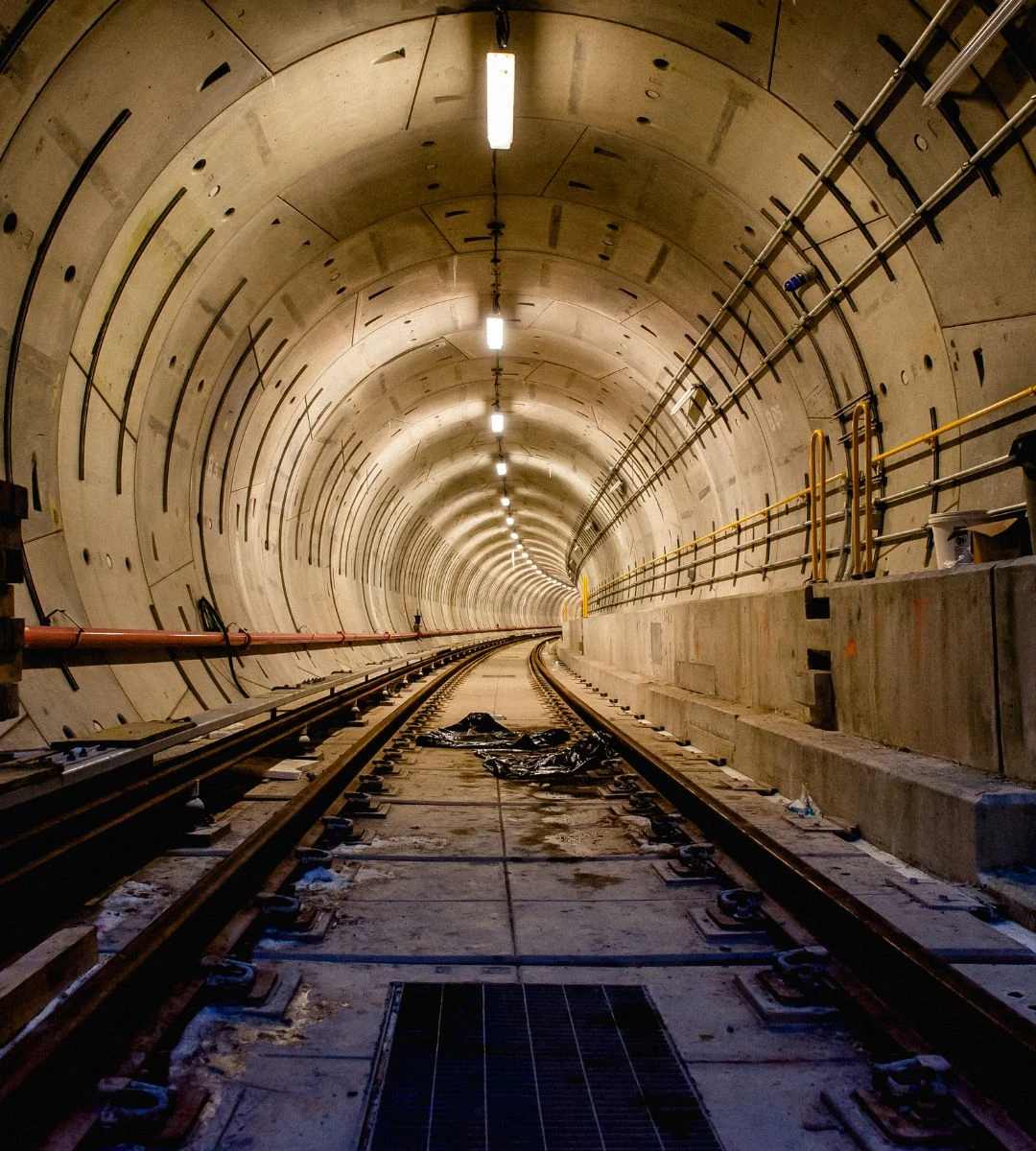 Tunel pod Śnieżką Foto: tunel kolejowy