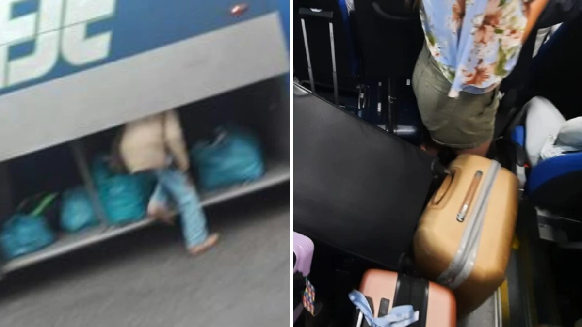 Dziecko znalezione w walizce w autobusie