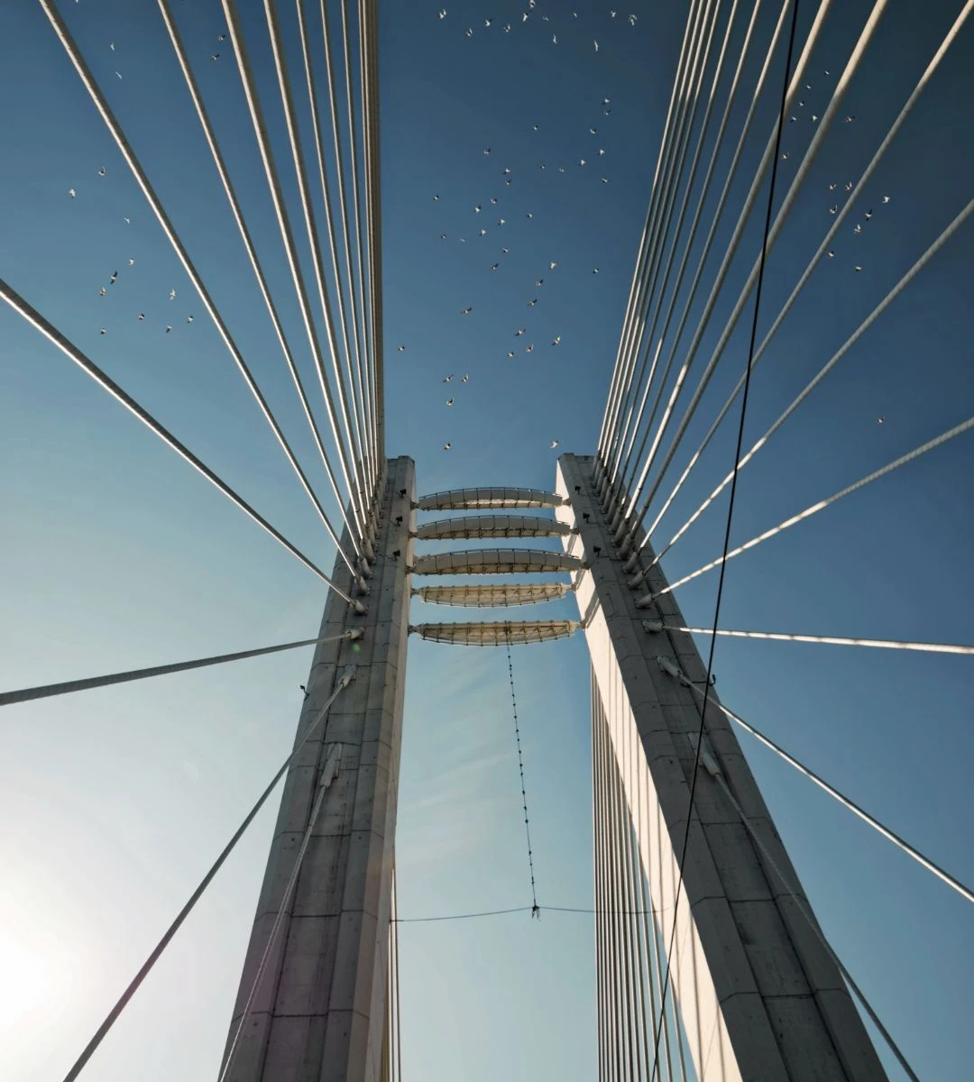 Włosi zbudują najdłuższy most wiszący świata Foto: most wiszący