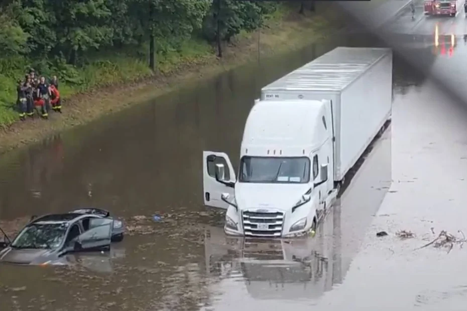 Stan wyjątkowy w Nowym Jorku. Miasto sparaliżowane przez powódź, ludzie uwięzieni w metrze i na autostradach