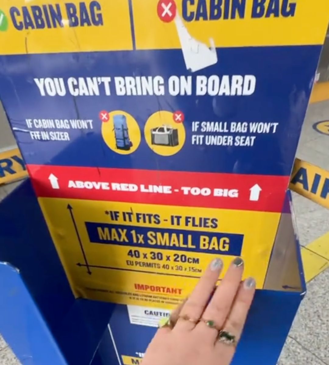 Nowe wymiary bagażu i nowe mierniki w Ryanair