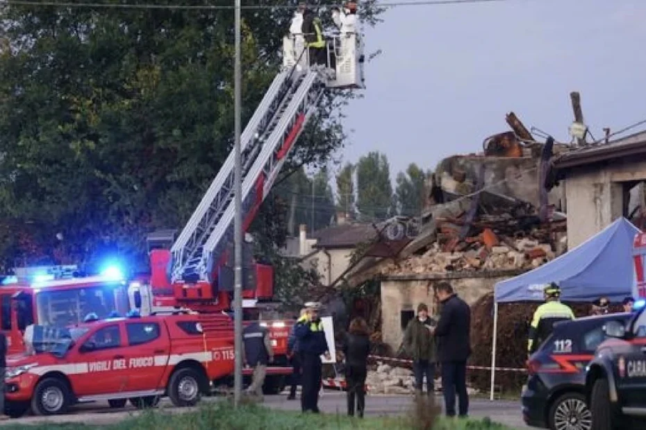 eksplozja nielegalnie zajętej rezydencji