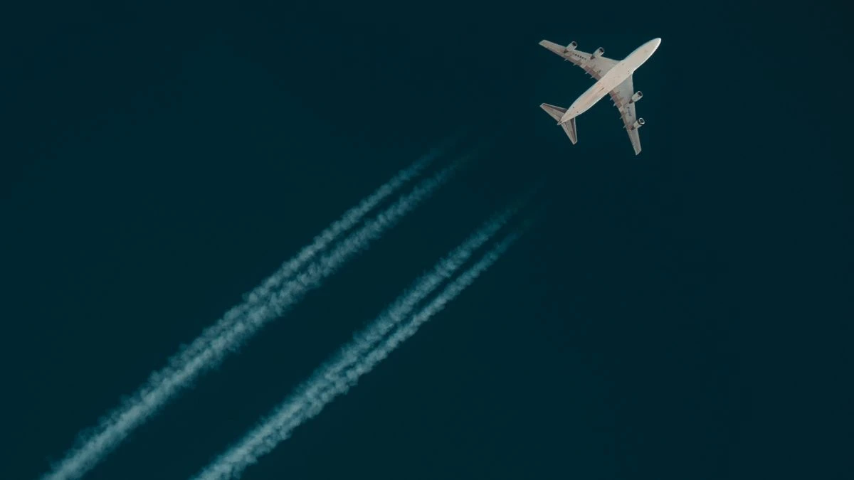 Najlepsze linie lotnicze na świecie 2025 Foto: samolot na niebie