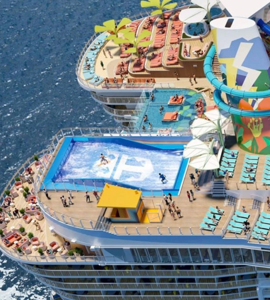 Największy statek wycieczkowy świata Foto: statek wycieczkowy