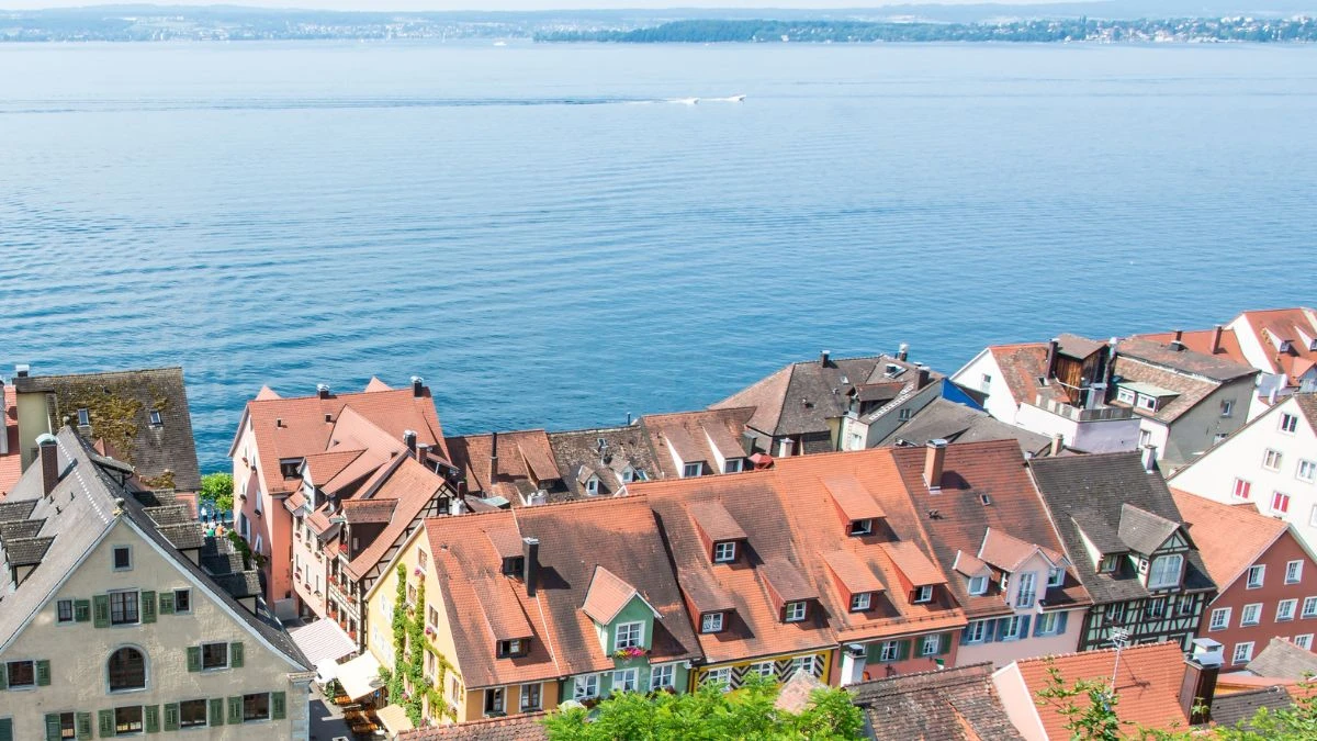 najwęższy dom w Europie Foto: Panorama Jeziora Bodeńskiego
