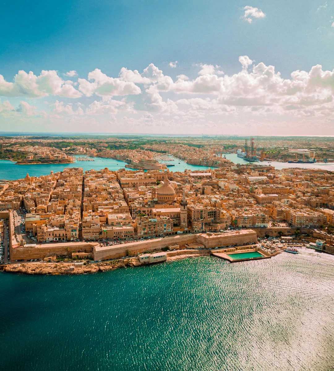 najlepsze miasto na świecie w 2025 Foto: Widok na Vallettę