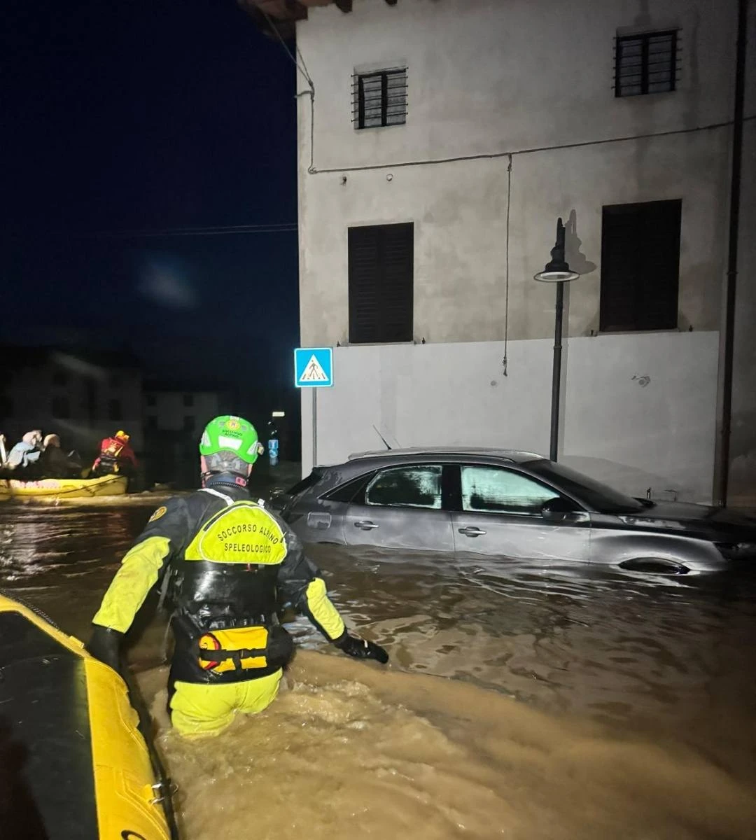 Północne Włochy pod wodą