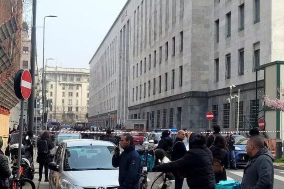 Alarm bombowy w budynku sądu